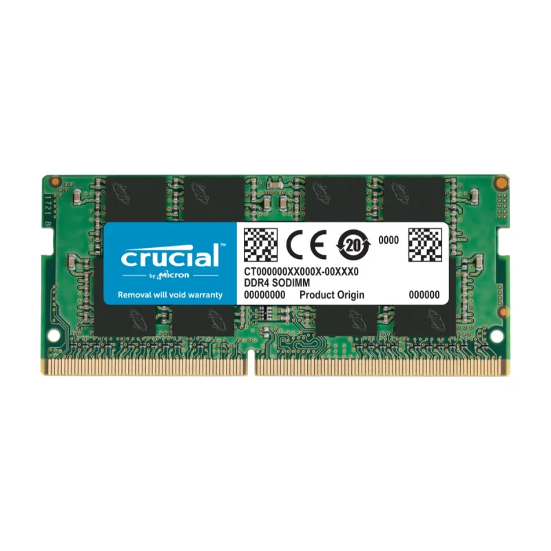 So-Dimm Crucial 8 GB DDR4 3200 MHz Notebook Registered No ECC No