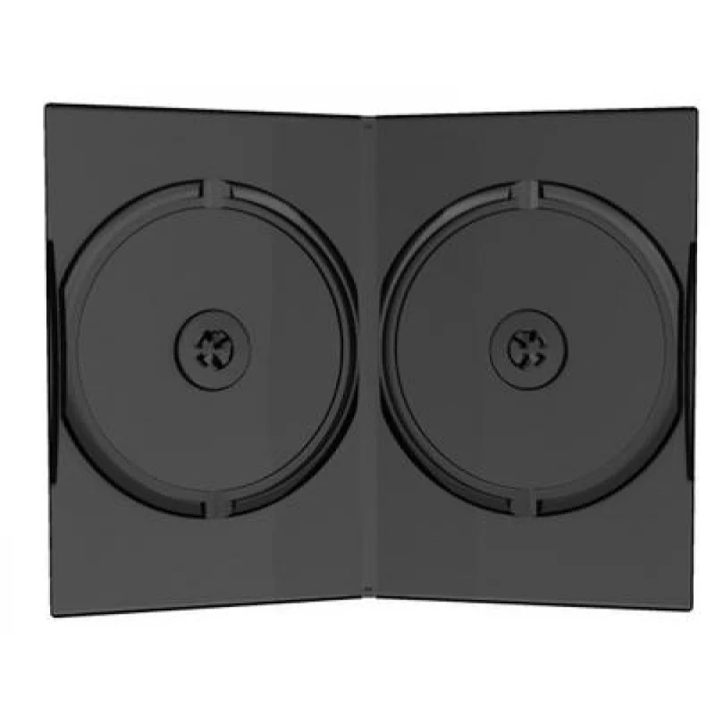 Box 2 DVD 14mm per CD/DVD Doppia