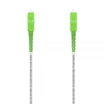 Cavo a fibra ottica Aisens G657A2 3.0 9/125 SMF Simplex CPR Dca LSZH - SC/APC-SC/APC - 5.0M - Colore bianco