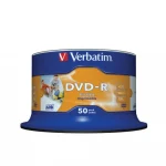 50 CD-R Verbatim 52x Printable AZO Full Printable